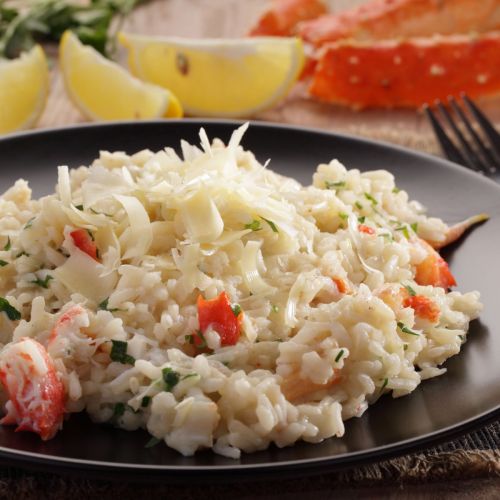 Crab and Fennel Lemon Risotto