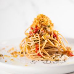 Spaghetti with Swordfish